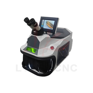 LY YAG <strong>Laser</strong> 200W Mini <strong>Touch</strong> Screen Panda Color <strong>Control</strong> Jewelry Spot Welding Machine Micro Soldering With HD CCD Microscope - Product Image 1