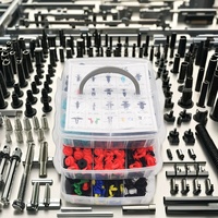 Clip de fixation universel en plastique pour pare-chocs de voiture, rivet plat pour carrosserie automobile, pour voitures