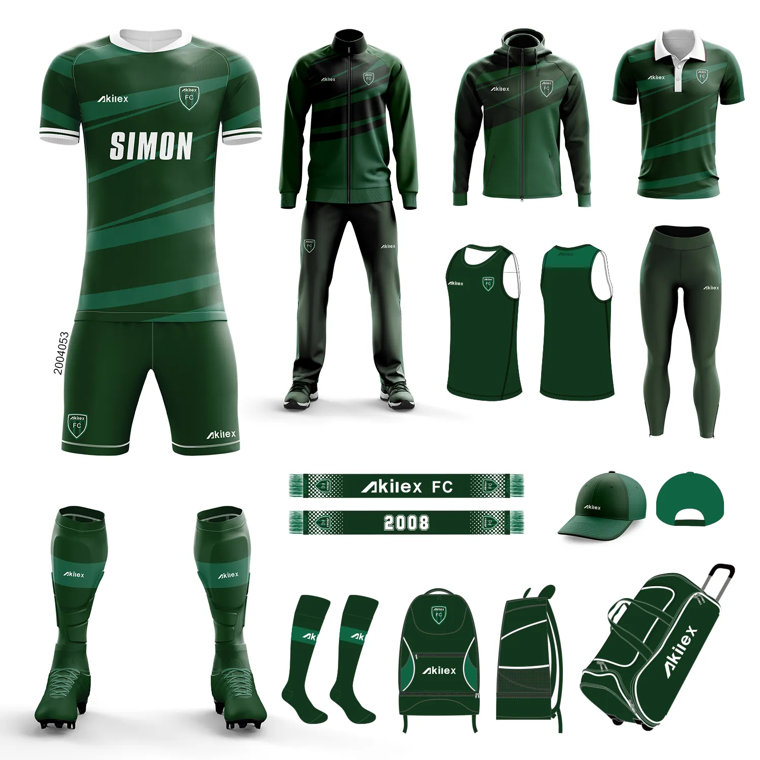 Uniforme de fútbol juvenil akilex, camiseta de fútbol personalizada por sublimación para hombre