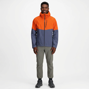 Finer Threads <b>Men's</b> Vintage Hooded Windbreaker <b>Jacket</b> Quick Wear Design Nylon/Cotton Shell <b>Canvas</b> Fabric Zipper Closure Autumn - Product Image 1