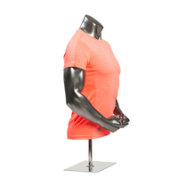 Sortie d'usine Mannequin musclé du haut du corps Mannequin de t-shirt demi-corps masculin pour l'affichage de vêtements