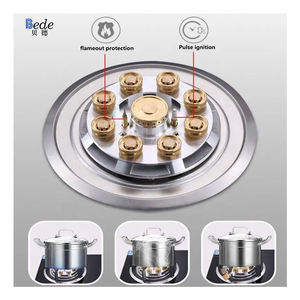 Fornello a <span class=keywords><strong>Gas</strong></span> portatile in acciaio inox per campeggio all'aperto da viaggio per barbecue con tubo butano - Product Image 3