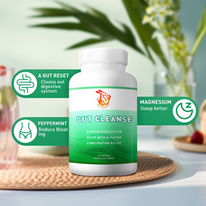 Suplemento Limpiador de Intestinos Más Vendido con Magnesio y Polvo de Menta, Cápsulas Dietéticas para Limpiar el Sistema Digestivo - Product Image 3