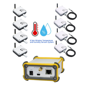environmental monitoring system 8 set 8 Sets temperature and humidity wireless sensor temperature monitor for multiple <b>freezers</b> - Product Image 1