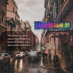 Impermeabile a buon mercato prezzo piccolo esterno <span class=keywords><strong>Led</strong></span> segnaletica di bordo fuori porta porta porta digitale a <span class=keywords><strong>Led</strong></span> segno per ufficio ristorante di benvenuto nome del negozio - Product Image 5