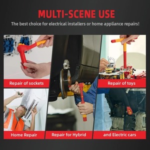Jeu de douilles de clé dynamométrique professionnelles avec poignée en T et outils à cliquet pour la réparation automobile, l'installation électrique et l'utilisation domestique - Product Image 4