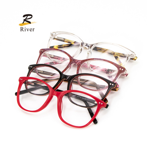 2020 Mới Nhất Trung Quốc Mẫu Mới Phụ Nữ Đàn Ông Unisex Acetate Kính Mắt Kính Quang Học - Product Image 6