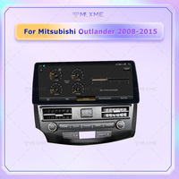 12,3 Zoll für Mitsubishi Outlander 2008-2015 Autoradio-Display-Basis mit Clock LHD-Auto bildschirm DVD-Player-Navigations rahmen
