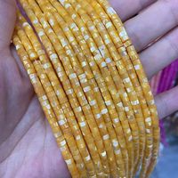 Manik-manik Heishi Cangkang Siput Kuda Liar Grosir 2*4mm, Manik-manik Cangkang Mutiara Pipih Warna-warni untuk Pembuatan Perhiasan DIY Gelang