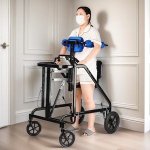 Adjustable Height Kids' Walker with PVC Wheels & Detachable Sponge <b>Pad</b> for Cerebral Palsy Safe sit-to-stand learning - Product Image 1