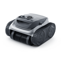 Nettoyeur de piscine robotisé intelligent sans fil Wifi pour piscine familiale en fibre de verre enterrée, avec fonction de nettoyage des parois