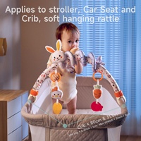 Tumama Enfants Clip Sur Poussette Berceau Jouet Suspendu Hochet Dentition Jouet Ensemble Mignon En Peluche Lapin Chat Bébé Voyage Jouer Arche Jouets pour Nouveau-Né
