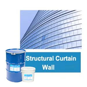 Cam perde duvar için en iyi kalite 19l 2 bölüm silikon yapıştırıcı ve dolgu macunu