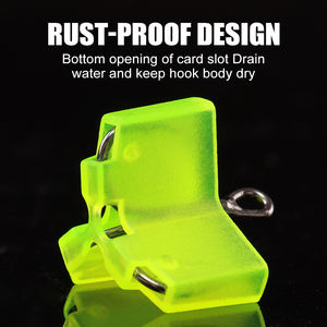 LUSHAZER 50ピース/箱釣りトレブルフックプロテクターカバーフックフックガード収納ボックス釣りタックルアクセサリー - Product Image 5