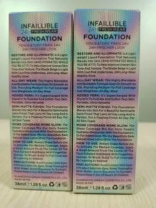 Base de Maquillaje Líquida Dizao Natural Cosmetic <span class=keywords><strong>Infallible</strong></span> 24H Fresh Wear, Ligera, de Cobertura Total, para una Piel Impecable - Product Image 5