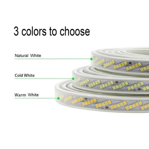 AC220V 110V SMD 2835 5-Hàng IP67 Không Thấm Nước Trang Trí Ngoài Trời 320LED/M Ánh Sáng-Emitting Diode Dải Ánh Sáng - Product Image 6