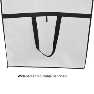 Custom Portable Foldable Bridal Gown Dust Long Logo Wedding Dress Cover Garment Bag With Handle