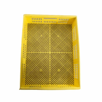 Panier d'éclosion pour l'élevage avicole avec vis, panier jaune, équipement d'élevage pour poulets, canards, oies, pigeons, cailles