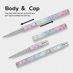 <span class=keywords><strong>ปากกา</strong></span>แต่งเล็บ<span class=keywords><strong>ล</strong></span>ายไล่สีแบบกลิตเตอร์ ดีไซน์ถอดได้ รุ่นใหม่ยอดนิยม ขนาด 7/9/12/20/25 มม. ชุดแปรงวาด<span class=keywords><strong>ล</strong></span>ายเล็บ - Product Image 1