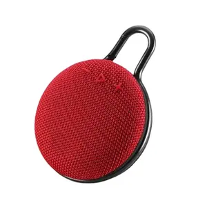 Cadeau mini haut-parleur Bluetooth portable circulaire haut-parleur extérieur sans fil haut-parleur de sport BT avec crochet