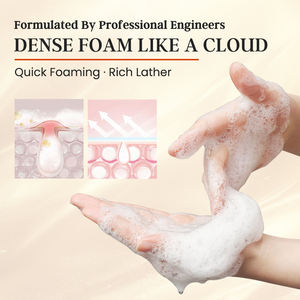 Vitamine C Nettoyant Visage Niacinamide Astaxanthine Antioxydant Éclaircissant Nettoyage Doux pour Peau Grasse Terne Soins <span class=keywords><strong>de</strong></span> la Peau Quotidiens Must - Product Image 4