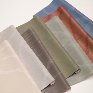 Papel Tapiz Comercial Resistente, Lavable, con Textura Ondulada, de PVC, Impermeable, Ecológico, Ignífugo, para Hospitales, Centros Comerciales y Contratos - Product Image 1