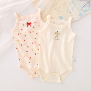 Conjuntos <span class=keywords><strong>de</strong></span> Ropa <span class=keywords><strong>para</strong></span> Bebé Niña, Mameluco <span class=keywords><strong>de</strong></span> Algodón Blanco, <span class=keywords><strong>Chaleco</strong></span>, Paquete <span class=keywords><strong>de</strong></span> 2 Bodies, Ropa <span class=keywords><strong>de</strong></span> Bebé - Product Image 4