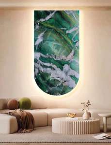 Dalle de marbre Parek <span class=keywords><strong>Philippe</strong></span> de qualité supérieure, polie, taille découpée sur mesure, durable, écologique, pour cuisine, villa, mur de fond lumineux - Product Image 3