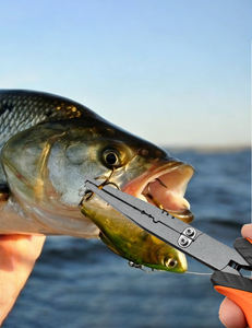 <span class=keywords><strong>Pince</strong></span> <span class=keywords><strong>à</strong></span> anneaux ouverts en acier <span class=keywords><strong>à</strong></span> haute teneur en carbone, multifonctionnelle, résistante <span class=keywords><strong>à</strong></span> la corrosion, coupe-<span class=keywords><strong>ligne</strong></span> de pêche avec poignée TPR, échantillon disponible - Product Image 3