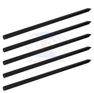 Piedino Rotondo in Acciaio Solido HF per Ponteggi e Barriere di Sicurezza - Campione Gratuito - Product Image 3