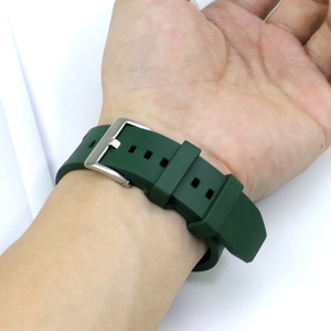 Nouveau bracelet en caoutchouc Fluoro 20mm pour <span class=keywords><strong>Omegaswatch</strong></span> bande de sport à dégagement rapide étanche montre intelligente accessoires mode bracelet de montre - Product Image 6