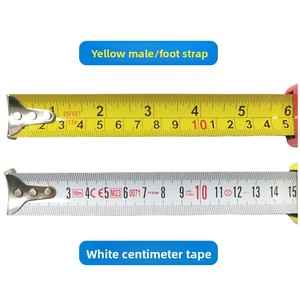 Tùy chỉnh độ chính xác cao 5m thép Băng đo thép không gỉ 3m 7.5m tùy chọn độc quyền cho các trang web Xây Dựng Nhà-Hệ thống số liệu - Product Image 3