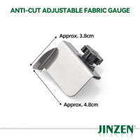 Nouvelle machine à coudre industrielle JINZEN de haute qualité avec tube de positionnement, machine surjeteuse en métal pour prévenir la déformation des bords des tissus