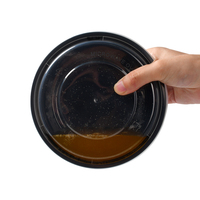 Boîte à lunch jetable en plastique à vente chaude, 12 oz, 16 oz, 24 oz, 32 oz, 48 oz, récipient pour micro-ondes, pour la préparation des repas et le stockage des aliments