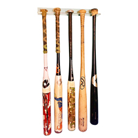 Support mural en acrylique transparent pour batte de baseball, présentoir de souvenirs sportifs, support pour softball, étagère de rangement pour baseball