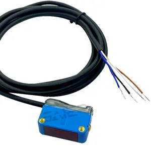 12-24VDC NPN NO tipi fotoelektrik sensör anahtarı ABS PC fotoelektrik işık sensörü
