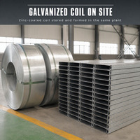 Dalle de plancher composite à nervures ouvertes galvanisée YX51-253-760 pour bâtiment commercial