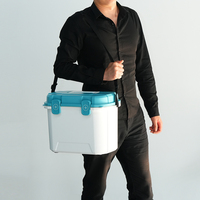 Glacière rotomoulée 13QT robuste, isotherme, avec compresseur, portable, avec poignée, pour aliments, vaccins, médicaments et canettes en extérieur