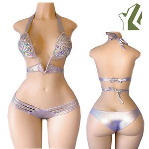 <span class=keywords><strong>Ropa</strong></span> <span class=keywords><strong>de</strong></span> Baile Exótica con Pedrería, Trajes <span class=keywords><strong>de</strong></span> Pole Dance para Mujer, Conjuntos <span class=keywords><strong>de</strong></span> Estilo OEM, Embalaje <span class=keywords><strong>de</strong></span> Piezas - Product Image 4