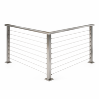 Système de balustrade et main courante anti-corrosion pour terrasse, escalier, poteau, câble et balcon
