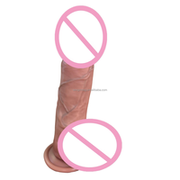 Masturbadores de Pene Grandes, Suaves e Impermeables, Juguetes Sexuales para Adultos, Producto para Mujeres, Dildo Realista de Silicona Líquida