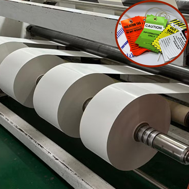 YISHU Matte Glossy Synthetic Paper Metallic PET Durable Sheets Waterproof Scratch Resistant for Hang Tags and Labels