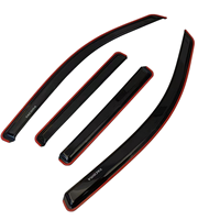 Visera Deflectora de Viento Lateral para Camioneta Pickup Accesorios Exteriores para Auto Deportivo Visera de Ventanilla en Canal para Tacoma 2024-2025