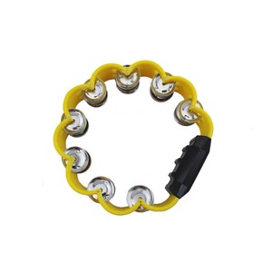 Wholesale Hot Selling <b>Musical</b> <b>Instrument</b> Plastic Flower Shape Tambourine Toy Jingle Music Montessori Plastic Hand Shake Bell - Product Image 3
