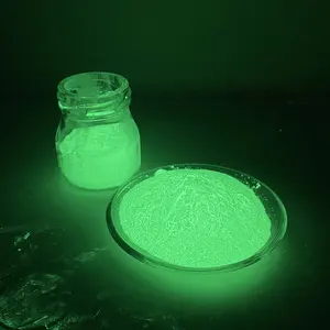 Échantillon disponible lueur dans la poudre sombre pigment lumineux ultrafine poudre photoluminescente pour béton