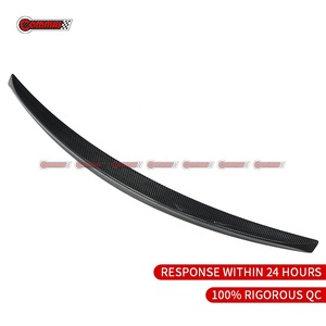 Aileron de coffre en fibre de carbone sèche pré-imprégnée véritable pour Mercedes AMG GT63 C192, style BB, aileron arrière de course aérodynamique, vente en gros - Product Image 2