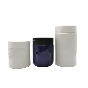 100Ml 120Ml 150Ml 200Ml 220ml250ml Grote Maten Brede Mond Ronde Kind Slip Bloem Plastic Pot Met kind-Proof Deksels