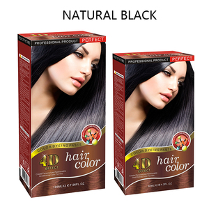 Crème <span class=keywords><strong>de</strong></span> teinture permanente pour cheveux bruns foncés Faits saillants pour cheveux noirs Crème d'ammoniac pour cheveux bruns noirs - Product Image 6