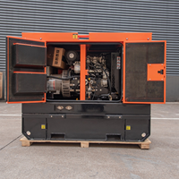 Générateur diesel silencieux 80 kVA 100 kVA 120 kVA avec capot insonorisé triphasé 50/60 Hz pour usage domestique et industriel