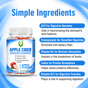 Gomitas de Vinagre de Sidra de Manzana de Marca Privada OEM, Apoyo a la Digestión, Salud, Energía y Metabolismo, Ayuda con la Desintoxicación - Product Image 3